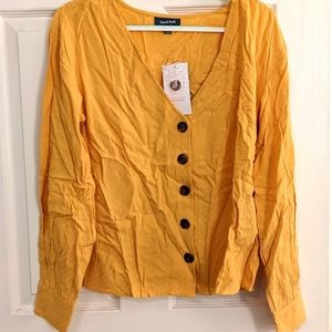 Yellow Modcloth Blouse